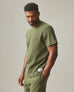 Men's Waffle Crew Tee - Fern